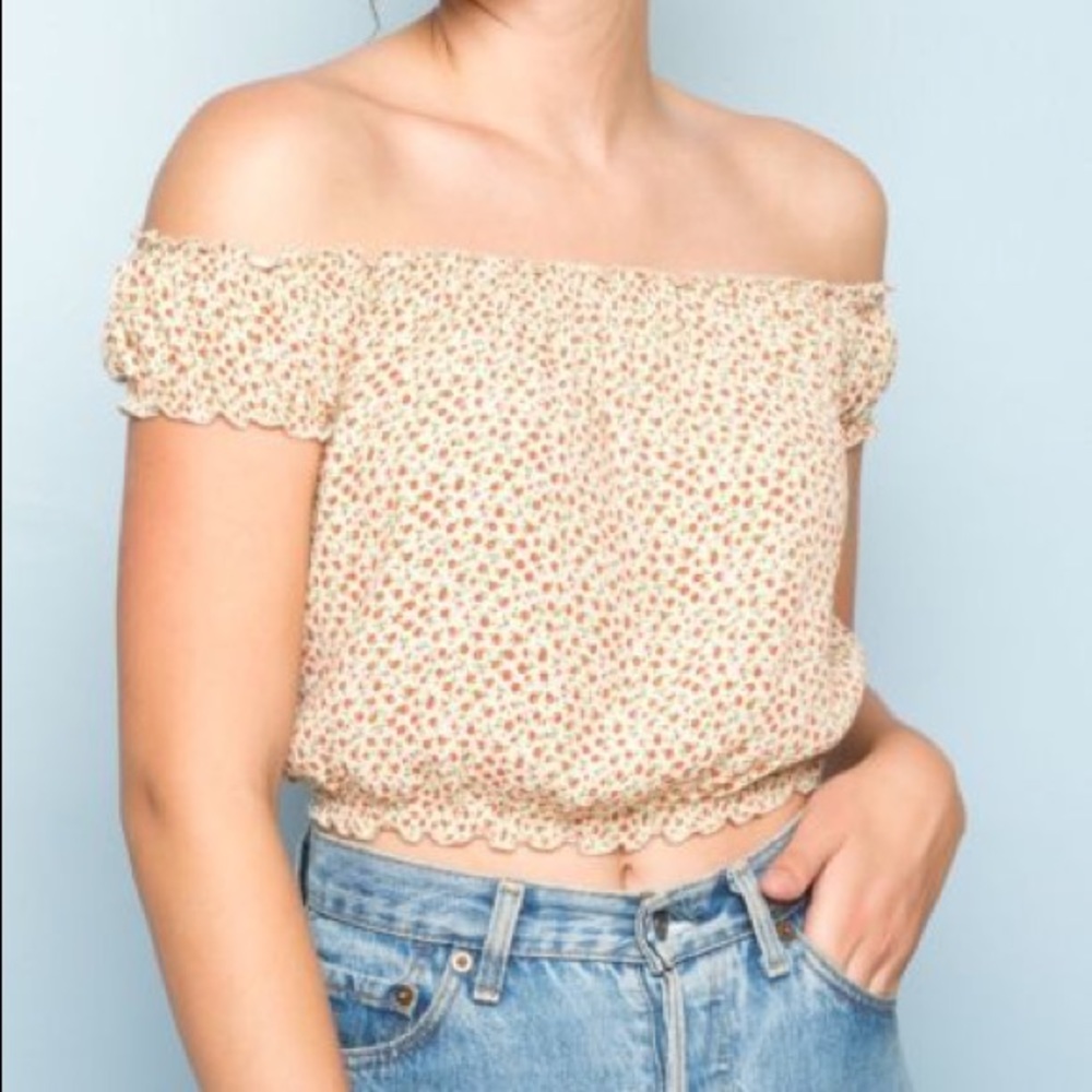 Yellow Rio Brandy Melville Top